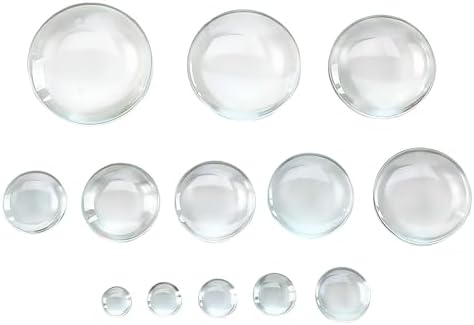 BOLDAINTEE 100pcs 15mm Glass Cabochon for Jewelry Making Clear Flat Black Cabochons for Photo Cameo Pendant Round Transparent Dome Tiles Cabochons for Rings Craft Necklace Jewelry Making image 4