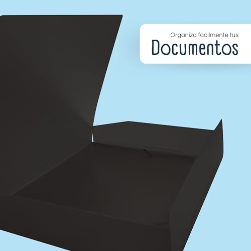 RAYLU PAPER, A4 Folder with Elastic Bands and Flaps, Storage Folders for Documents Office and School - Image 3