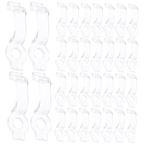 DOITOOL Fixing Clips for Led Strip Lights 100pcs One Side Fixing Nylon Material Light Strip Mounting Bracket