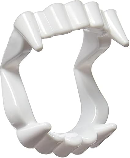MOOLYAVAAN Products Fake White Dracula Vampire Teeth for All Ages for Halloween Party, Theme Party Novelty Practical Jokes and Trick Toys (8)