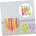 Hemoton Boys and Girls Sports Game Toys Boys and Girls Bowling Balls Abs Material Play