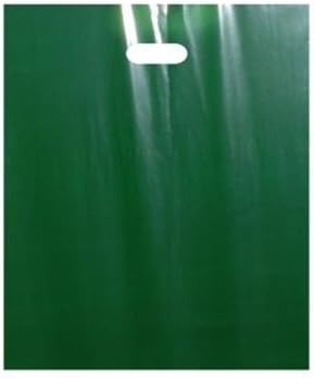Low Density Large Merchandise Bags in Dark Green 15 x 18 x 4 Inches - Box of 500