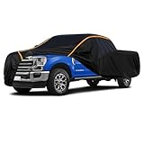 🌞【Matériau de haute qualité】Bache voiture pick up pour GMC Syclone 1991-1993, Cette housse est fabriquée en tissu Oxford 210D, offrant une protection durable à la peinture de votre voiture contre le soleil, la pluie, le gel et la poussière. Légère, durable et résistante à l'usure, elle possède une doublure intérieure douce et lisse pour éviter les rayures. Idéale pour les véhicules stationnés en extérieur.