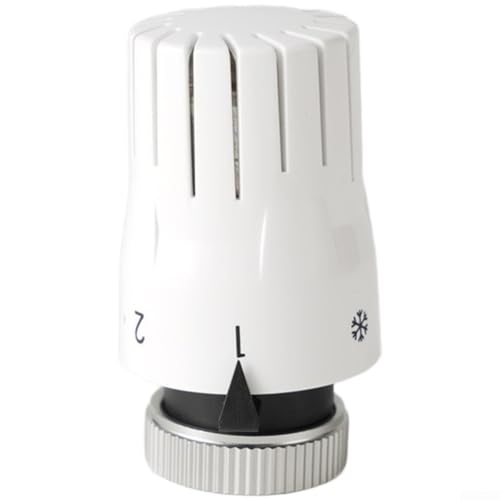 Testa termostatica della valvola del radiatore con collegamento M30x1 5 e controllo della temperatura regolabile, funzione antigelo, installazione facile