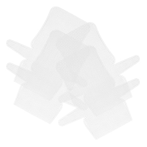 PRETYZOOM Juego De 4 Almohadillas De Tejido Diseño De Malla Para Coser, Plástico Transparente, Tamaño Pequeño 18 Cm, Para Manualidades De Bolsas De Ganchillo y Bricolaje Artesanal