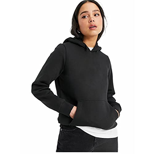 Image of BE SAVAGE Women's Solid Full Sleeves Cotton Hoodie