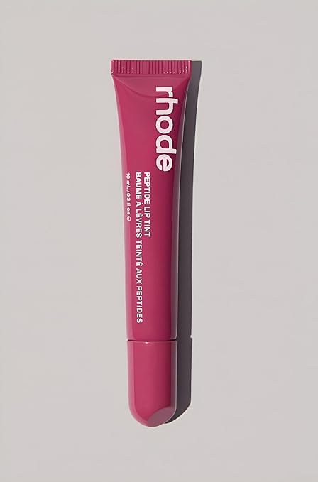 Image of RHODE Peptide Lip Tint, Hydrating Tinted Lip Balm, Buildable Creamy Color, Moisturising Non-Sticky, 10ml (RASPBERRY)