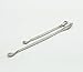 Stainless Steel Micro Scoop Reagent Lab Sampling Spoon Lab Spatulas Scoop Bar Spoon Medical Pharmacy Mini Micro Spoon Scoop 2Pcs for 22cm 2 Pcs for 16cm