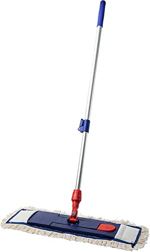 Prieser WISCHMOP 50CM Set 3 IN 1 BODENWISCHER KLAPPHALTER MOPPHALTER TELESKOPSTIEL WISCHBELEG Baumwolle BW