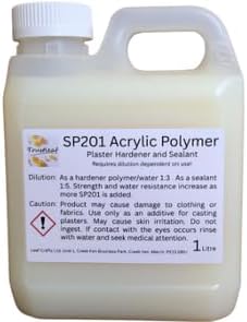 SP201 Acrylic Polymer - 1kg 1 Litre - Casting Plaster Strengthener and Water Proofer
