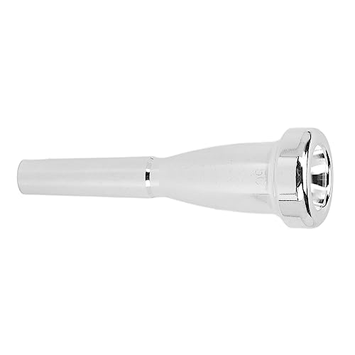 Trumpet Mouthpiece, Smooth Brass Trumpet Mouthpiece Small Silver Plating for Concert
