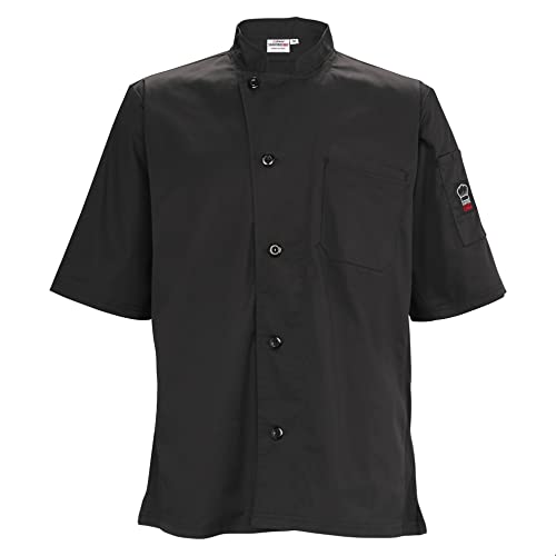 WINCO UNF-9KL Ventilated Shirt, Large, Black