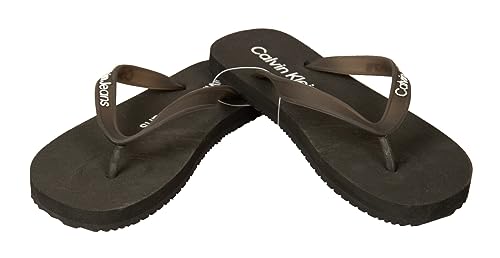 Tongs femme chausson de plage ou de piscine Calvin Klein ZW0ZW02142