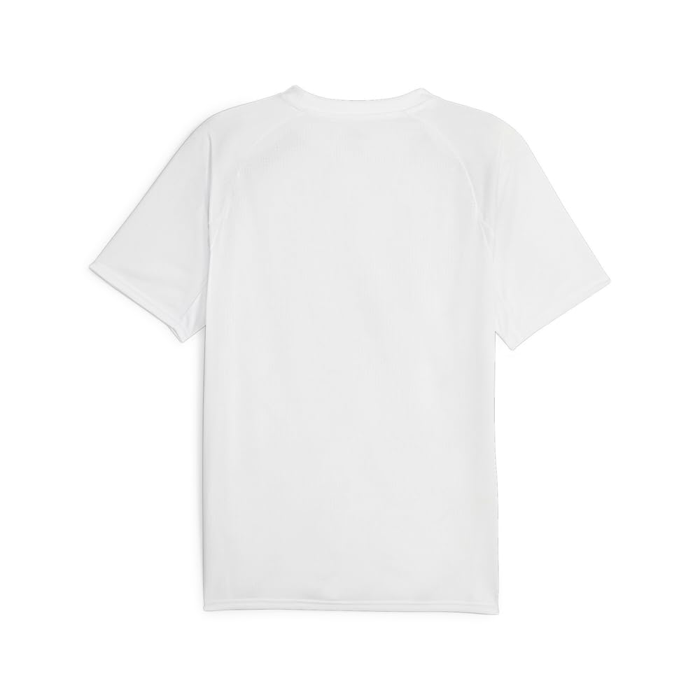 PUMA Mens ACM Prematch Short Sleeve Jersey Casual - White - Size L