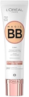 L'Oréal Paris BB C'est Magic jasny do średniej, Blemish Balm Cream (BB Cream) dla naturalnie wyglądającej cery, nawilżający, 30 ml