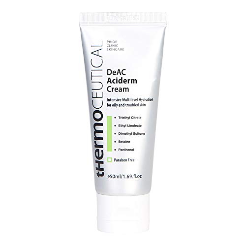 tHermoceutical DeAC Aciderm Cream - Paraben free and ultra light weight cream with Natural Moisturizing Factors(NMF) and Vitamin B5. - 50ml (1.69 Fl Oz)