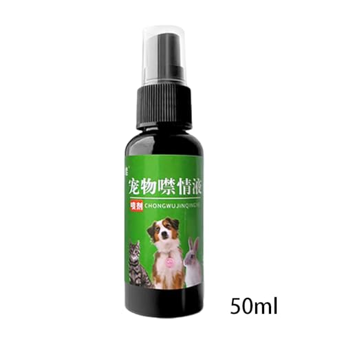 Hund beruhigend Spray - Haustierentspannungshilfe, Angstkontrollformel | Natürliche Hunde -Beruhigungslösung, schnell wirkender Stressabbau, Verhaltenstrainingsspray während der Reise -Tierarztbesuche