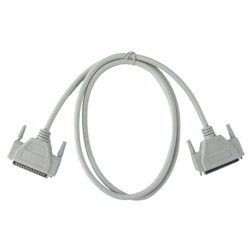 Ausi DB37 Serial Extension Cable D-SUB 37 Pin Male to Female Printer Parallel Connector Cable Pure Copper Core for Printer, PC, Networks - 1.5M