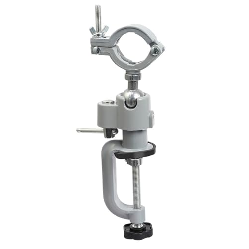 Osmond Tornillo de Banco, Soporte de Amoladora con Abrazadera Giratoria de 360 Grados, Soporte para Taladro Eléctrico, Máquinas Herramienta Universales