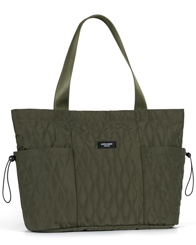 SATIN SAINT Tote Bag For Women with Side Pockets, 16L