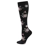JANXELNOVA 1 PC-Kompressionssocken for Leggings, atmungsaktiv, for Laufen, Fußball, Erwachsene, Socke, koreanische Ausgabe, Netzwerk-Drucksocken(T-ANS-12,S-M)