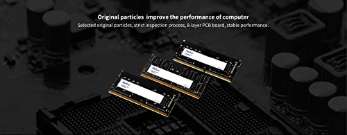 Image of Netac Basic OS DDR4 8GB 3200MHz Laptop RAM | CL22 PC4-25600 260-Pin SO-DIMM | 1.2V Non-ECC Notebook Memory Upgrade | 3 Years Warranty