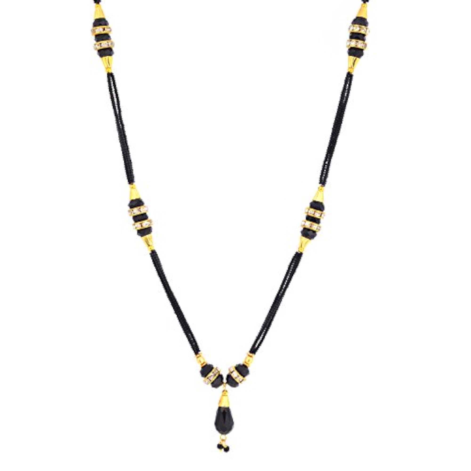 Women's Gold Plated Ardhangini Mangalsutra Pendant
