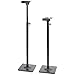 VideoSecu One Pair Height Adjustable Speaker Stands Mount Floor Stands Surround Sound Satellite Small Bookshelf Speakers Stand MS08B DA8