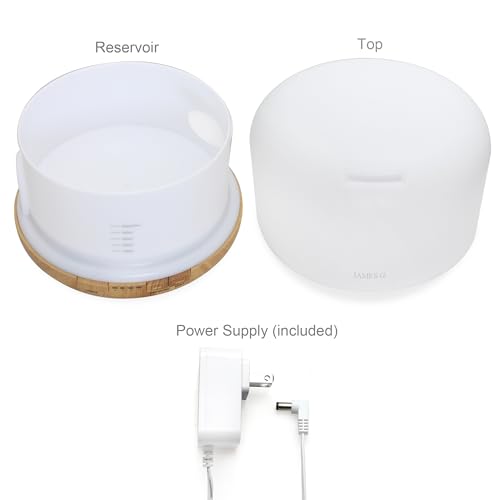 Image of Sakura 500ml Premium Essential Oil Diffuser, Ultrasonic Aromatherapy Fragrant Oil Humidifier Vaporizer