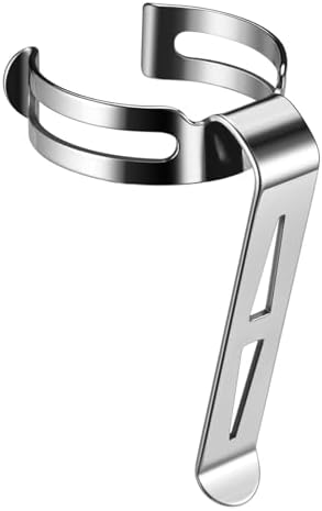LIGHTFE B207 Flashlight Clip – Stainless Steel Pen Clip Fits 29-34mm Flashlights, Use As Hat, Pocket, Or Bag Clip - View #7