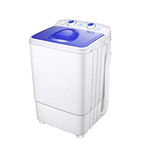 Zzmop Lavadora Portátil,Lavadora Semiautomática,Capacidad de Lavado 5KG,Acero Inoxidable,para Apartamentos,Dormitorios de Camping.