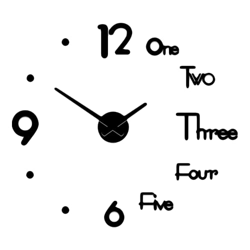 Alipis 1 Pc Reloj Colgante para casa péndulo Relojes de Pared Modernos Gran Reloj de Pared Antiguo Reloj Decorativo decoración Home Decor decoração casa Reloj de Pared de Bricolaje Black