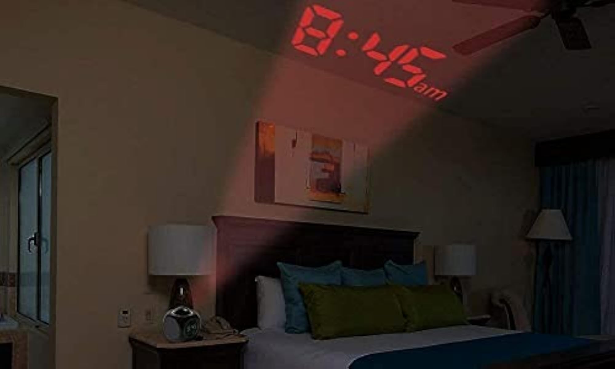 World Digital LCD Projector Alarm Clock with Wall Projection