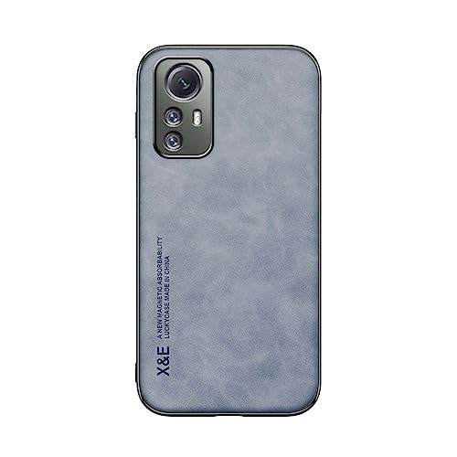 Kepuch Silklike Case for Redmi Note 12s 4G - Cover Bumper Built-in Metal Plate for Redmi Note 12s 4G - Blue