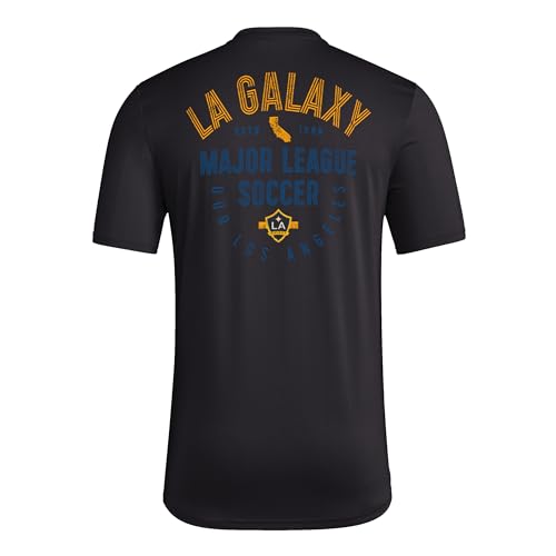 adidas Men's La Galaxy MLS Short Sleeve T-Shirt2