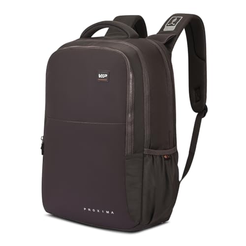 VIP Proxima Spacious 34L Laptop Backpack (Upto 15"), 3 Compartments, Brown