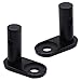 Xweptuy Bike Trailer Hitch Coupler Heavy Duty Tractor Coupler Mount Attachment Black 2PCS