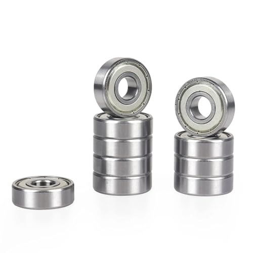 Roulement à billes 6202 15x35x11mm ABEC 1 avec joint métallique, lot de 10 pièces