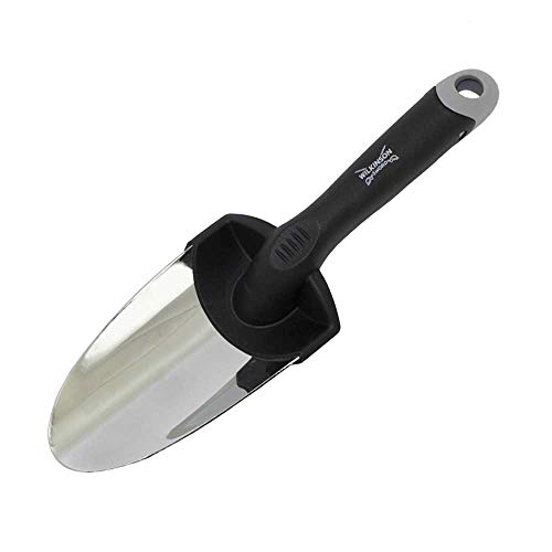 Wilkinson Sword 1111314W Ultralight Stainless Steel Trowel, Black