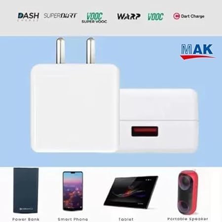 Image of Original 30w Charging Adapter for Realme 6 6 Pro Realme 7 7i Realme 8 8i realme Narzo 20 /20 Pro Realme 30 /30 Pro Realme C3, C11, C15, C21, C25s (Only Adapter).(FIX27)