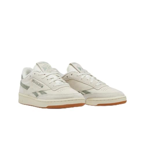 Reebok Women's Club C 85 V1 Sneaker, Chalk/Harmony Green, 5