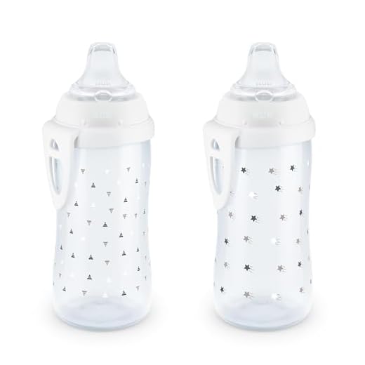 NUK Active Sippy Cup, 10 oz, 2 Pack, 12+ Months, Timeless Collection, Amazon Exclusive