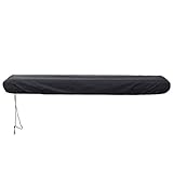 CA Mode(JP)キーボード カバー ピアノ 61鍵用 保護紐付き キーボード ケース 電子ピアノ 鍵盤カバー 布カバー 軽量 防塵 通気性 ダストカバー 無地 シンプル 黒 88鍵盤 黒 ブラック