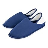 ～入院時の履物として最適なかかと付きの室内履きです～ (1)かかと付きで歩行が安定 (2)潰れにくいかかと部分 (3)快適なはき心地 (4)滑りにくい靴底