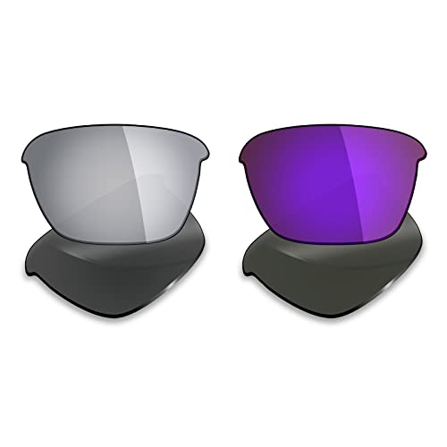 Image of Mryok 2 Pair Polarized Replacement Lenses for Oakley Thinlink Sunglass - Options