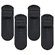 Cabilock 4 Stücke Auto Kofferraum Regenschirmhalter Kunststoff Wand Montiert Regenschirmhalter Halter Auto Rücksitz Organizer Aufhänger Für Auto Haus Eingang Schwarz