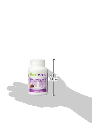 Barimelts Multivitamin, Dissolvable Bariatric Vitamins, Natural Fruit Flavor, 60 Fast Melting Tablets #TOP6