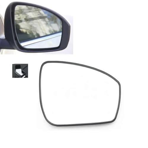 Espejo retrovisor de cristal izquierdo calefactable para reparar el Nissan Tiida 5