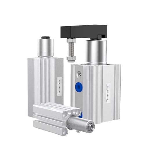 Vérin pneumatique rotatif MKB32x20LZ avec serrage d'angle à 90° stable
