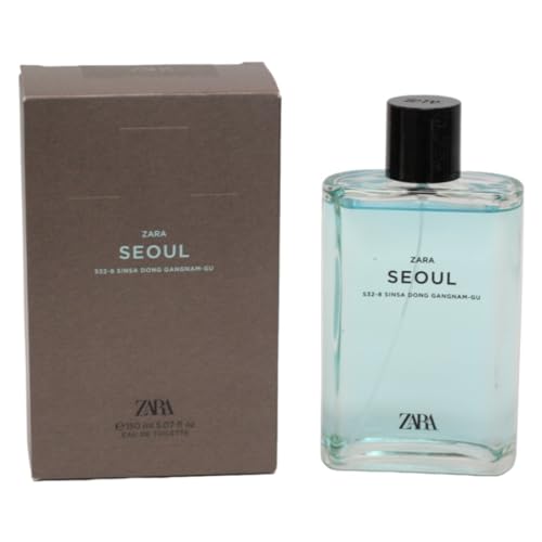 Zara Seoul 532-8 Sinsa-Dong Gangnam-Gu Cologne for Men EDT Eau De Toilette 150 ML (5.07 FL OZ)